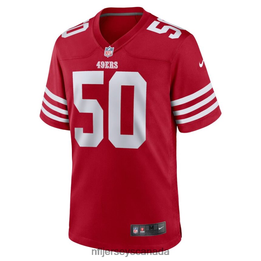 Men San Francisco 49ers Michael Dwumfour Nike Scarlet Home Game Player Jersey Clothing NFL TBXFR66171