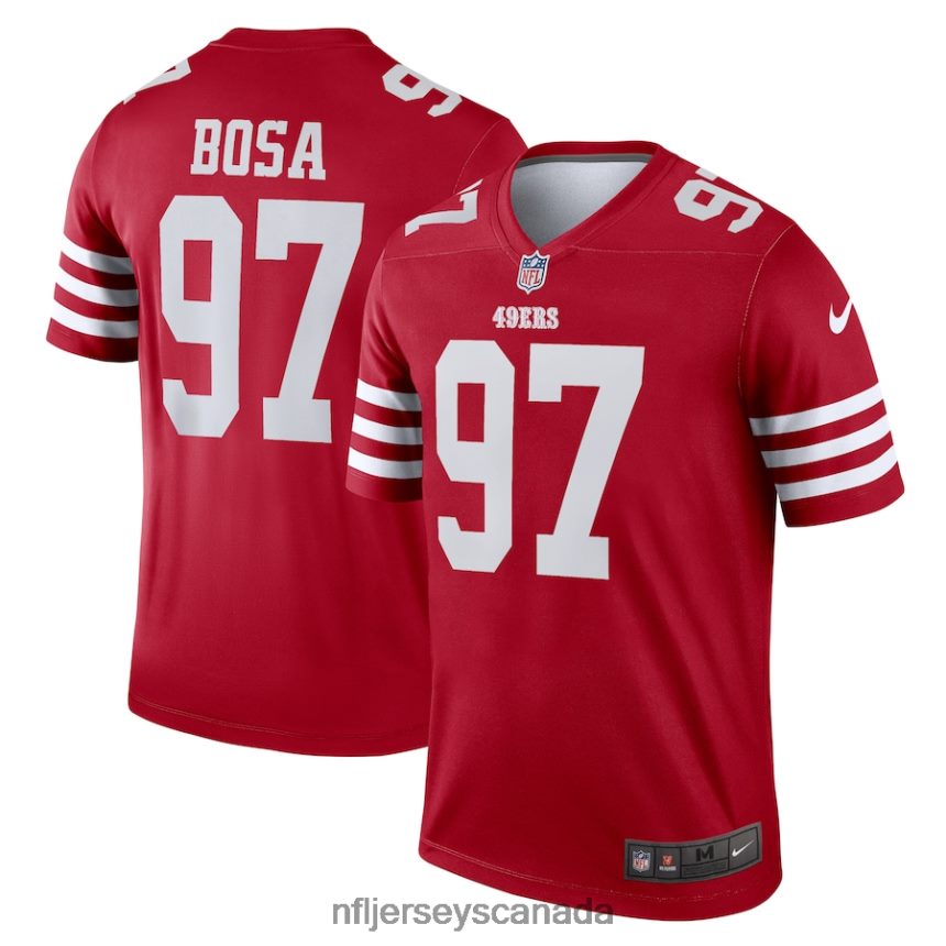 Men San Francisco 49ers Nick Bosa Nike Scarlet Legend Jersey Clothing NFL TBXFR61915