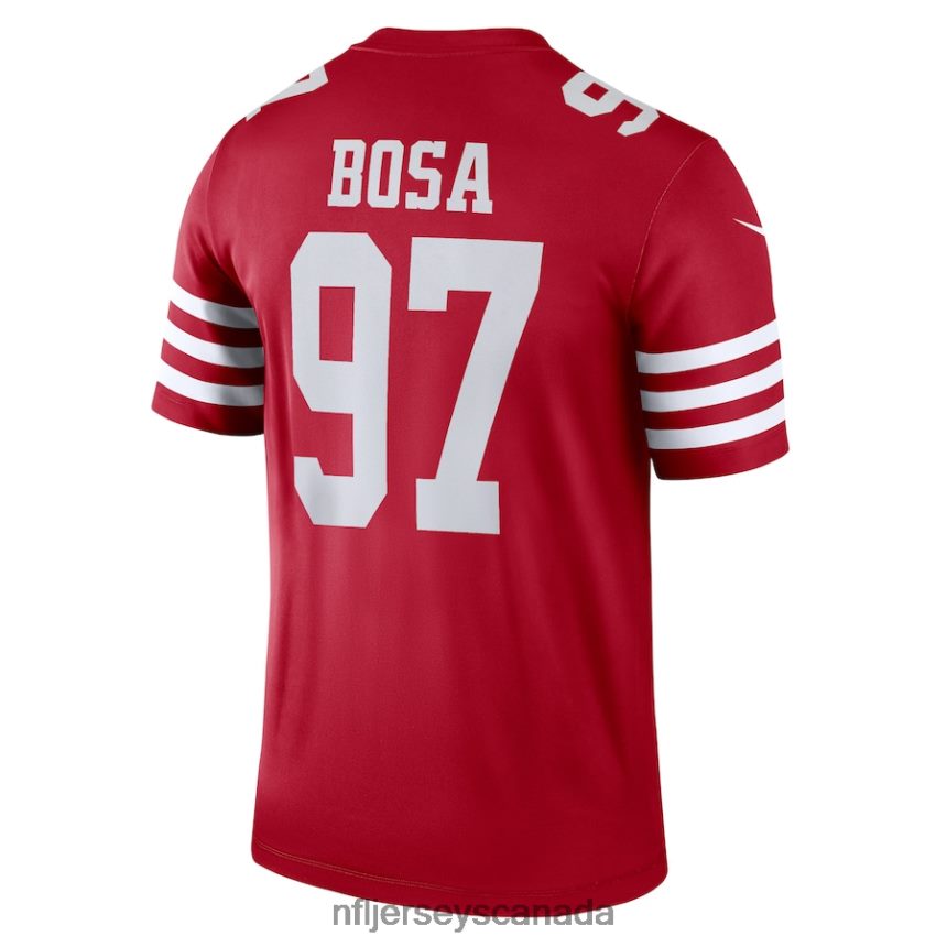 Men San Francisco 49ers Nick Bosa Nike Scarlet Legend Jersey Clothing NFL TBXFR61915