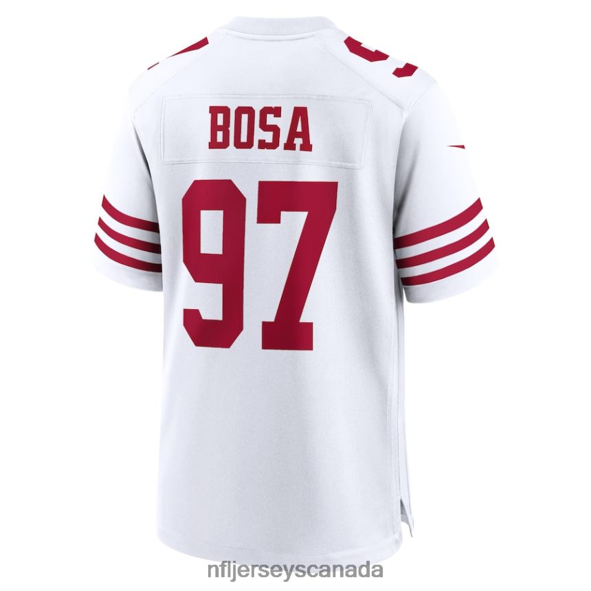 Men San Francisco 49ers Nick Bosa Nike White Player Game Jersey Clothing NFL TBXFR6172
