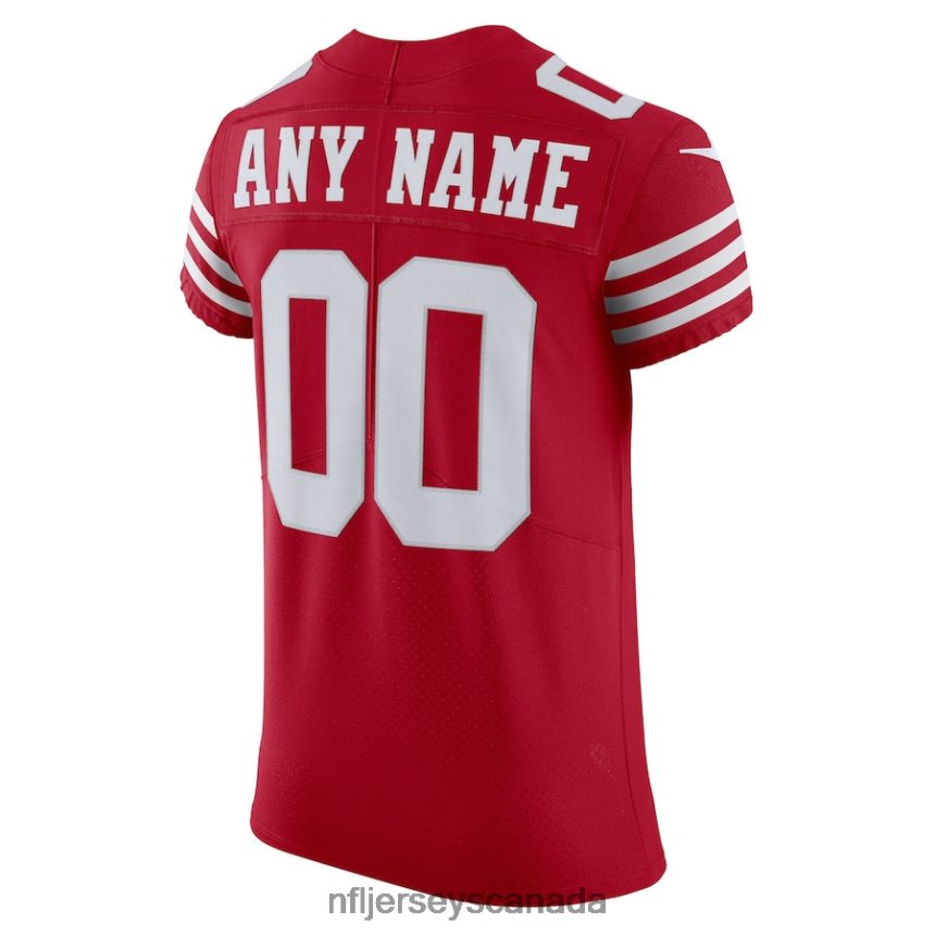 Men San Francisco 49ers Nike Scarlet Vapor Elite Custom Jersey Clothing NFL TBXFR6306
