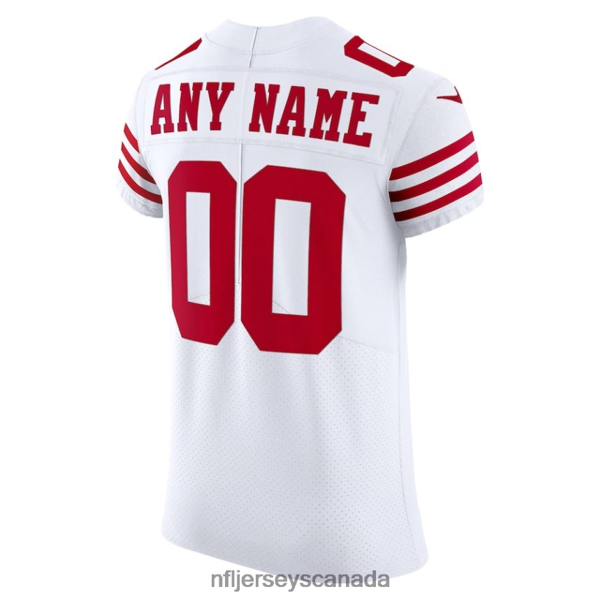 Men San Francisco 49ers Nike White Vapor Elite Custom Jersey Clothing NFL TBXFR6595