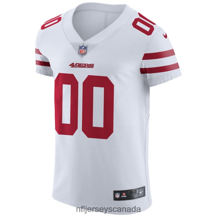 Men San Francisco 49ers Nike White Vapor Untouchable Elite Custom Jersey Clothing NFL TBXFR64830