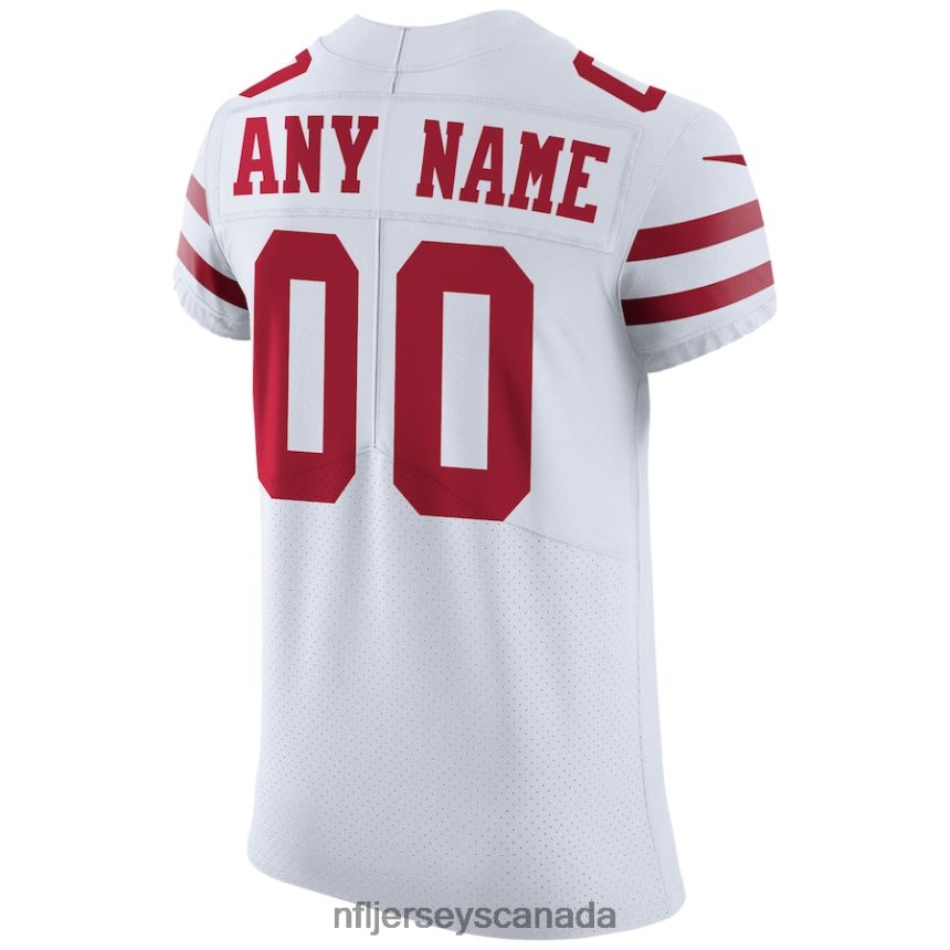 Men San Francisco 49ers Nike White Vapor Untouchable Elite Custom Jersey Clothing NFL TBXFR64830