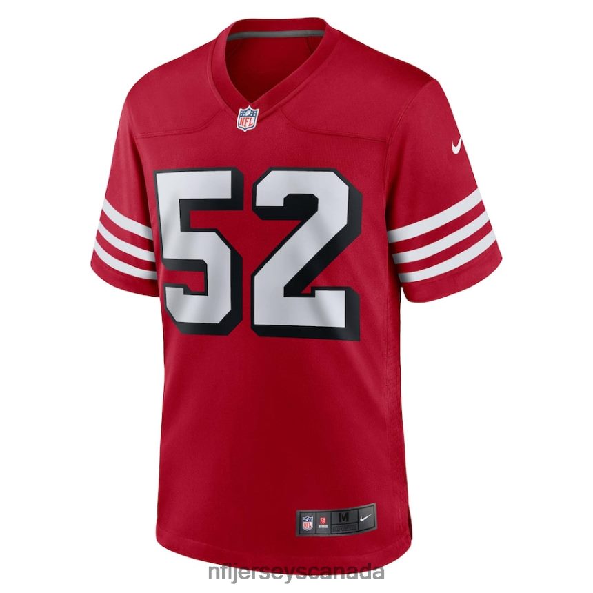 Men San Francisco 49ers Patrick Willis Nike Scarlet Retired Alternate Game Jersey Clothing NFL TBXFR61817
