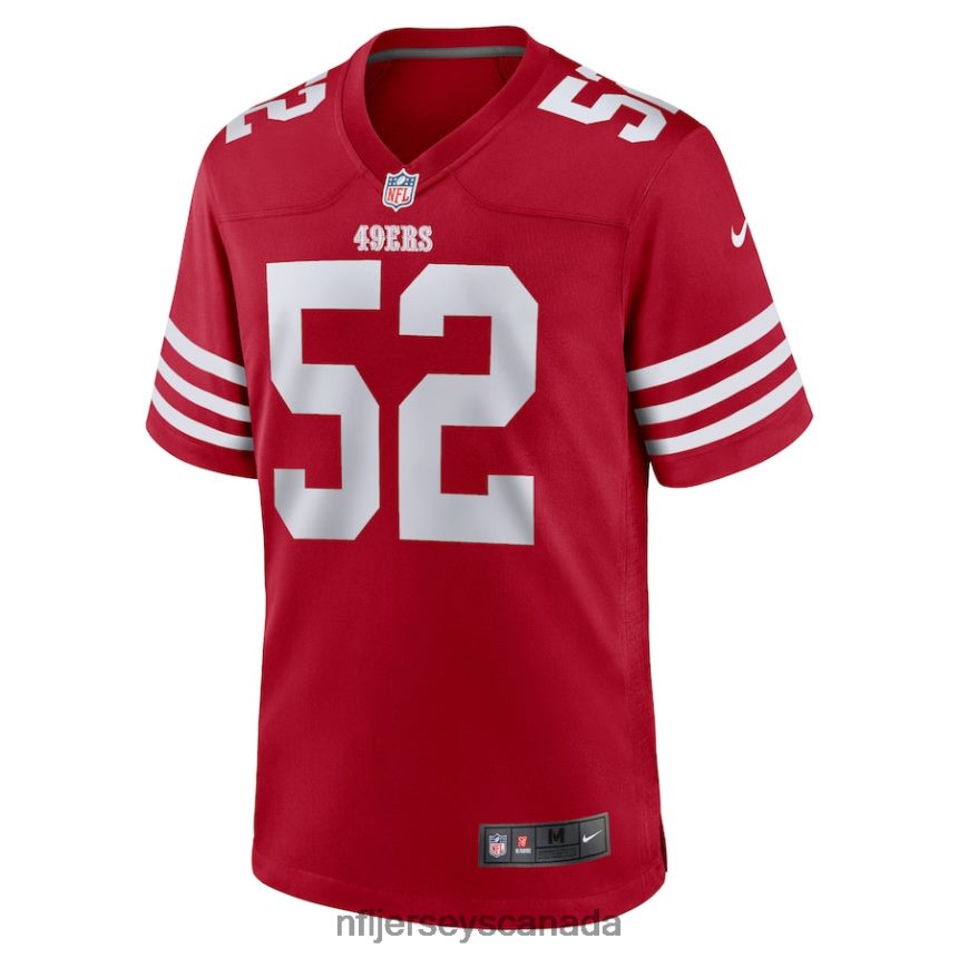 Men San Francisco 49ers Patrick Willis Nike Scarlet Retired Player Game Jersey Clothing NFL TBXFR62263