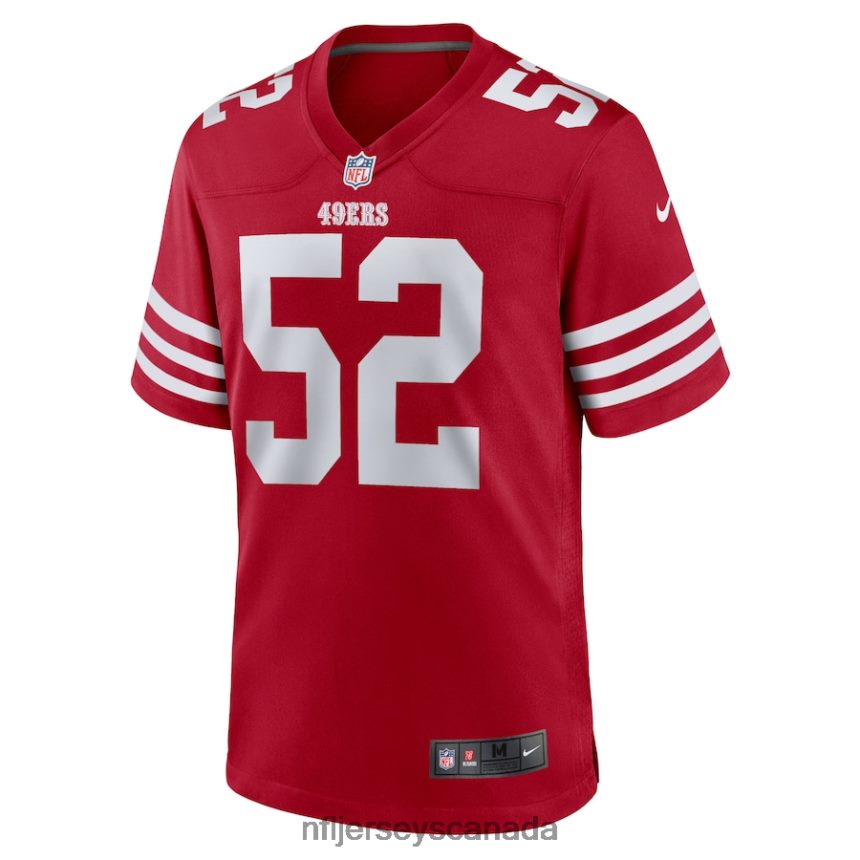 Men San Francisco 49ers Patrick Willis Nike Scarlet Retired Player Team Game Jersey Clothing NFL TBXFR62050