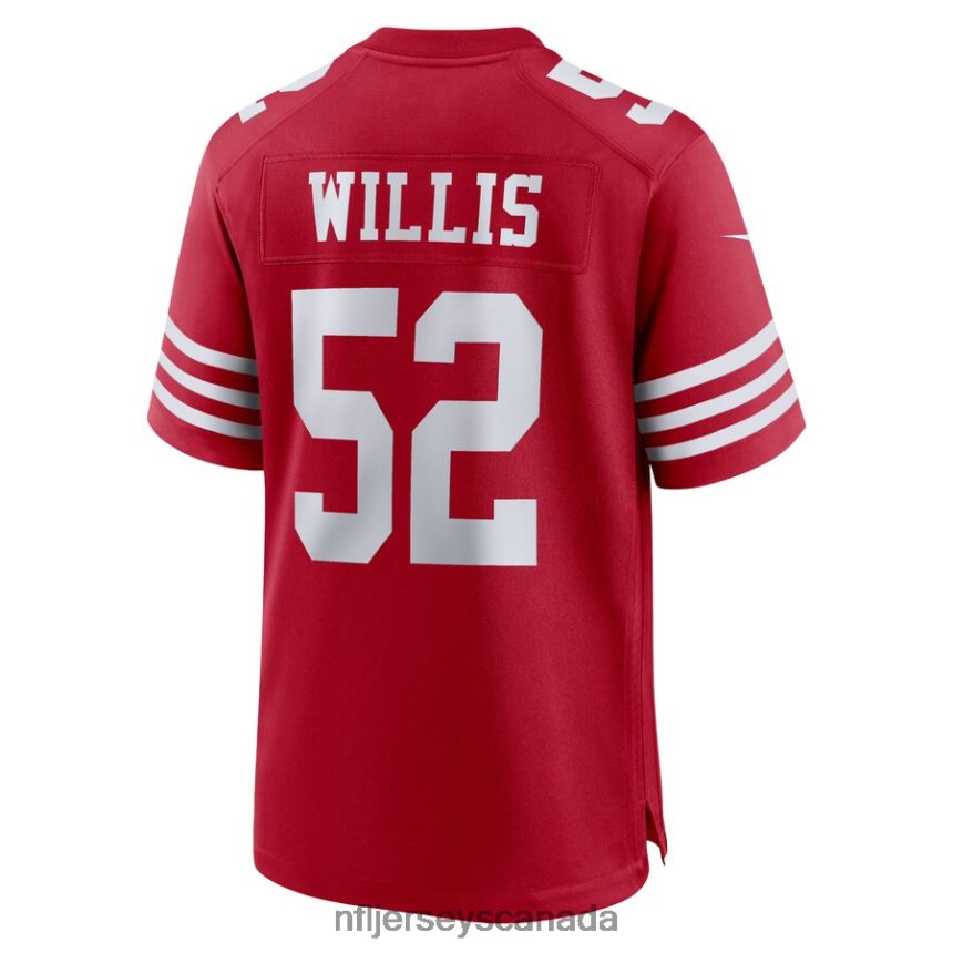 Men San Francisco 49ers Patrick Willis Nike Scarlet Retired Player Team Game Jersey Clothing NFL TBXFR62050