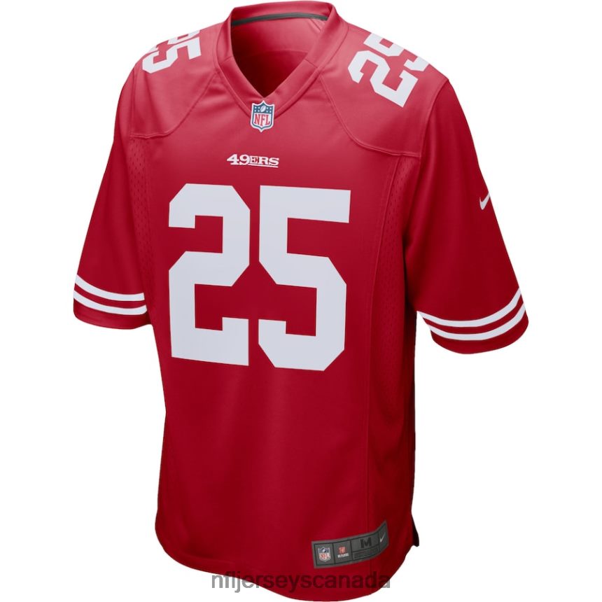 Men San Francisco 49ers Richard Sherman Nike Scarlet Game Player Jersey Clothing NFL TBXFR62611
