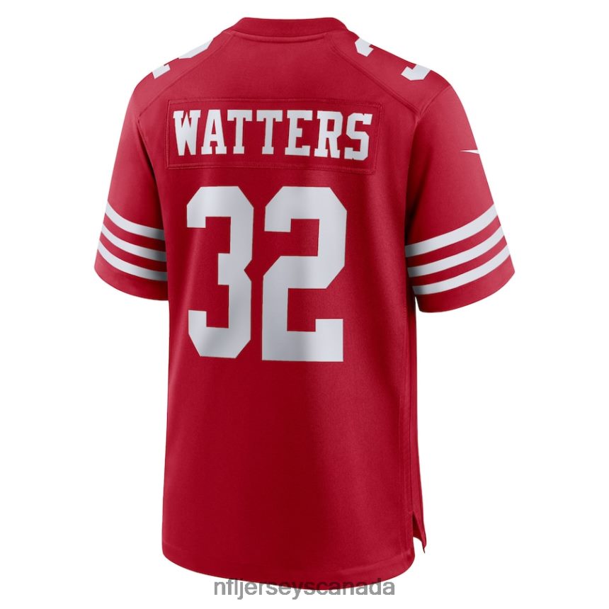 Men San Francisco 49ers Ricky Watters Nike Scarlet Retired Player Game Jersey Clothing NFL TBXFR63019