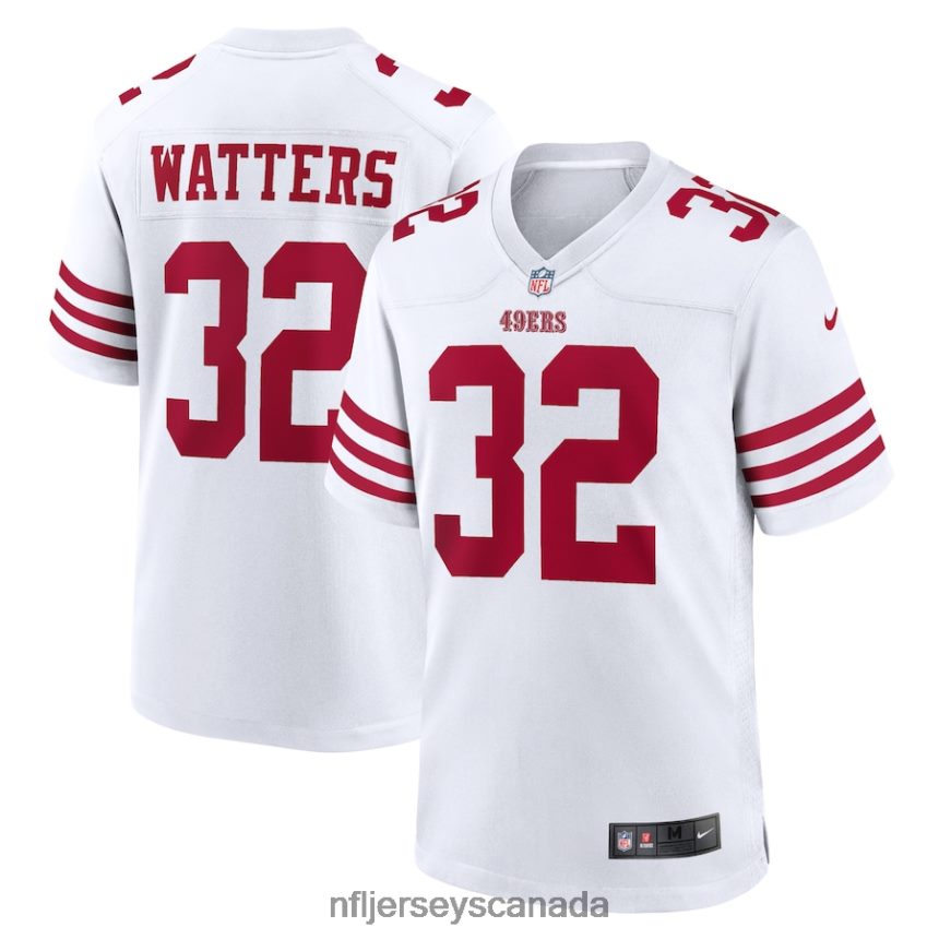 Men San Francisco 49ers Ricky Watters Nike White Retired Player Game Jersey Clothing NFL TBXFR63225