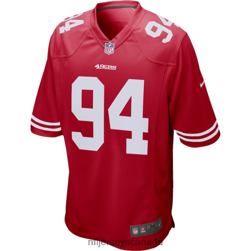 Men San Francisco 49ers Solomon Thomas Nike Scarlet Player Game Jersey Clothing NFL TBXFR62355