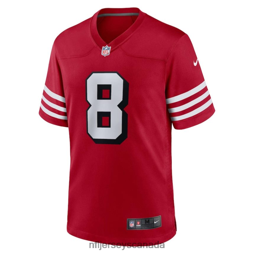 Men San Francisco 49ers Steve Young Nike Scarlet Retired Alternate Game Jersey Clothing NFL TBXFR6559