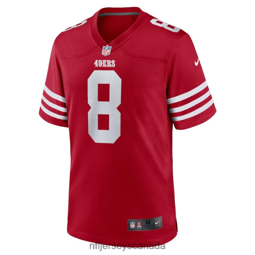Men San Francisco 49ers Steve Young Nike Scarlet Retired Game Player Jersey Clothing NFL TBXFR62059