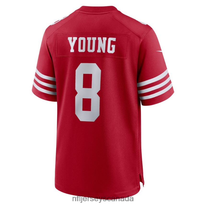 Men San Francisco 49ers Steve Young Nike Scarlet Retired Player Game Jersey Clothing NFL TBXFR61121