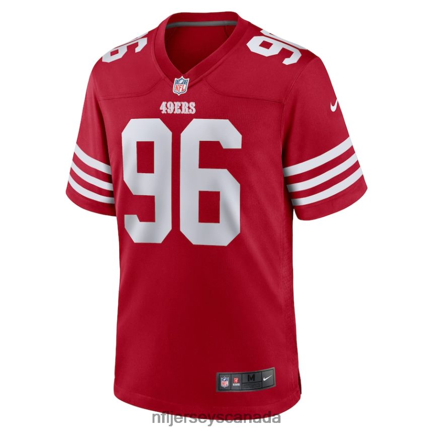 Men San Francisco 49ers TY McGill Nike Scarlet Home Game Player Jersey Clothing NFL TBXFR63741