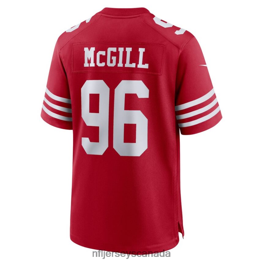 Men San Francisco 49ers TY McGill Nike Scarlet Home Game Player Jersey Clothing NFL TBXFR63741