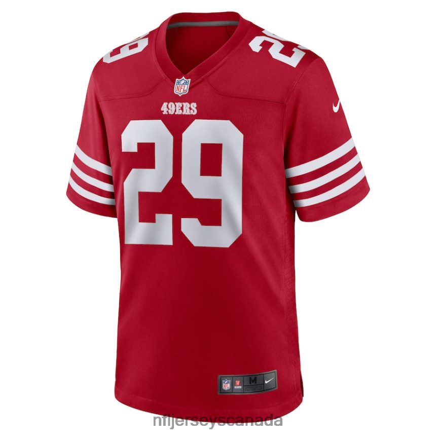 Men San Francisco 49ers Talanoa Hufanga Nike Scarlet Game Player Jersey Clothing NFL TBXFR6358