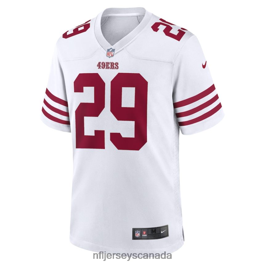 Men San Francisco 49ers Talanoa Hufanga Nike White Away Game Player Jersey Clothing NFL TBXFR6635