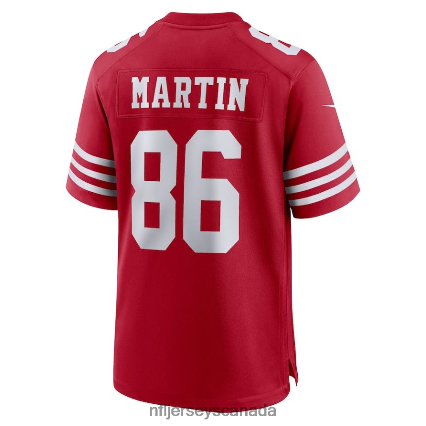 Men San Francisco 49ers Tay Martin Nike Scarlet Home Game Player Jersey Clothing NFL TBXFR66389
