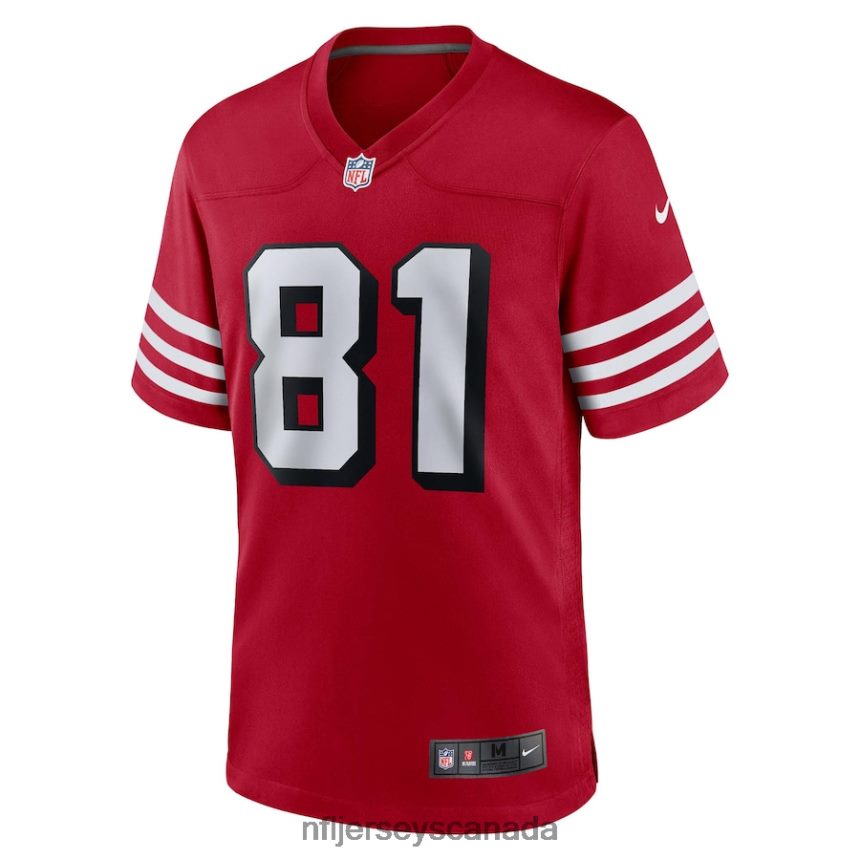 Men San Francisco 49ers Terrell Owens Nike Scarlet Retired Alternate Game Jersey Clothing NFL TBXFR61129
