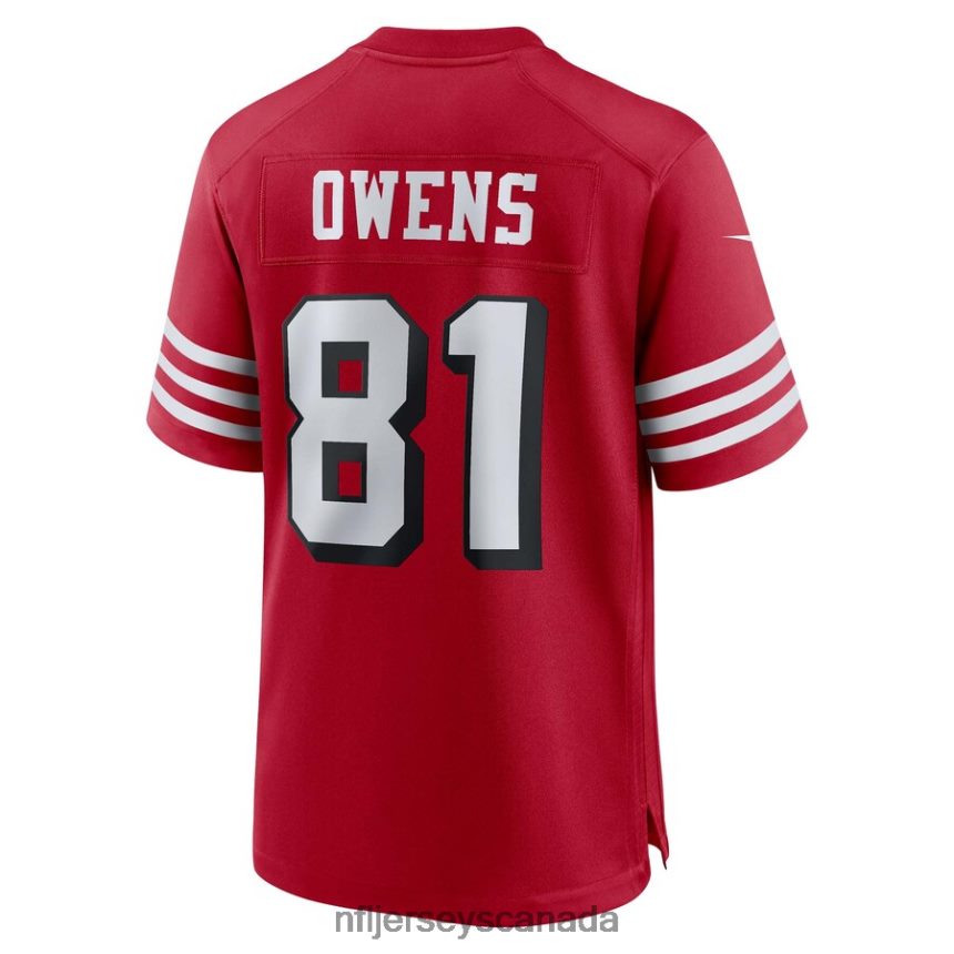 Men San Francisco 49ers Terrell Owens Nike Scarlet Retired Alternate Game Jersey Clothing NFL TBXFR61129