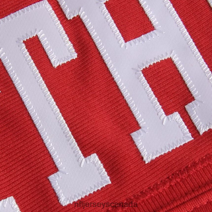 Men San Francisco 49ers Tom Rathman Mitchell  Ness Scarlet Retired Player Legacy Replica Jersey Clothing NFL TBXFR63794