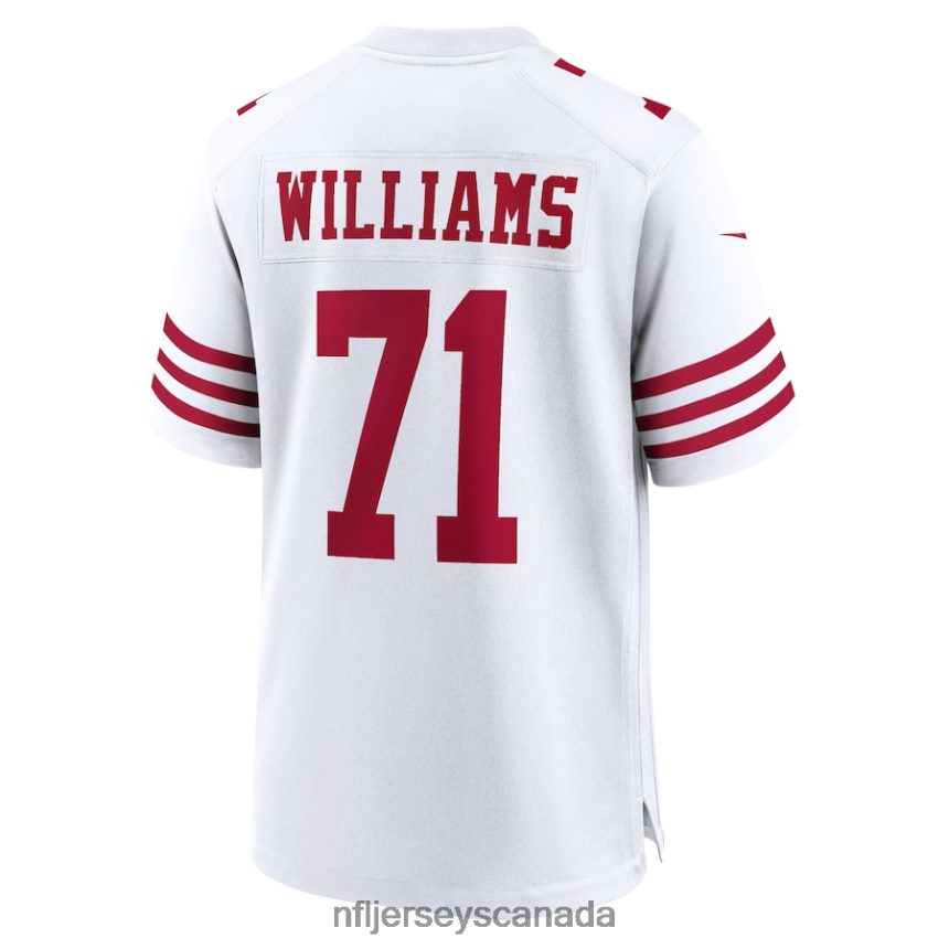 Men San Francisco 49ers Trent Williams Nike White Player Game Jersey Clothing NFL TBXFR61949
