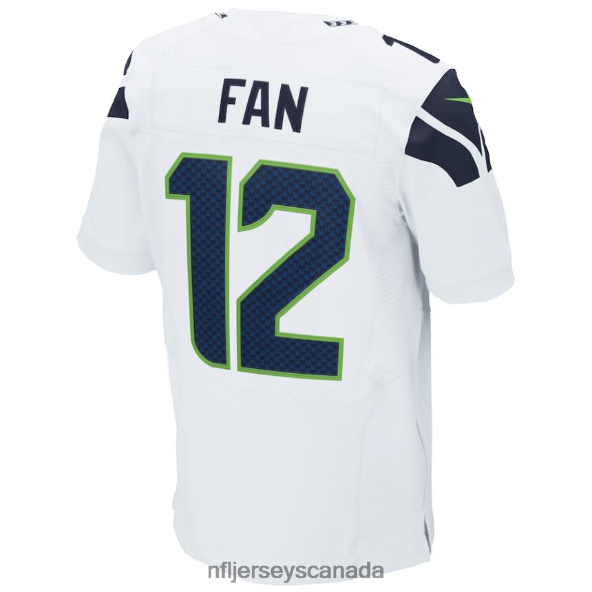 Men Seattle Seahawks 12s Nike White Elite Jersey Clothing NFL TBXFR62991