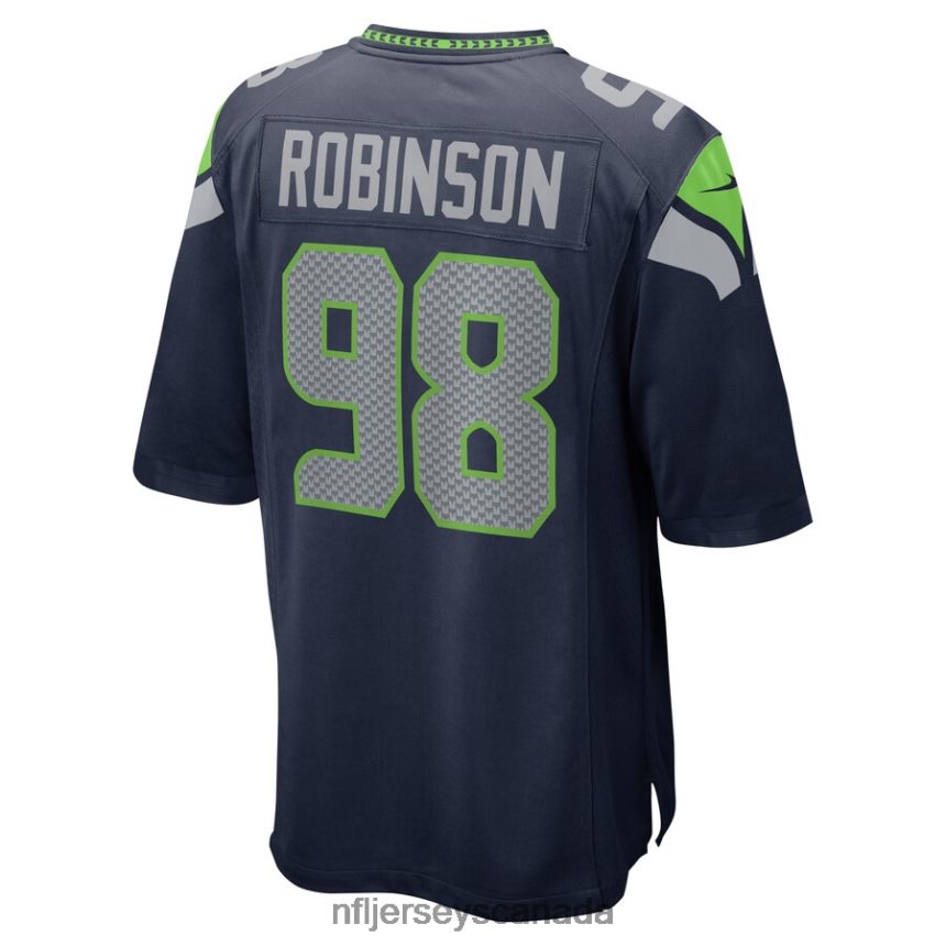 Men Seattle Seahawks Alton Robinson Nike College Navy Game Jersey Clothing NFL TBXFR66876