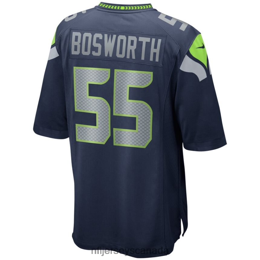 Men Seattle Seahawks Brian Bosworth Nike College Navy Game Retired Player Jersey Clothing NFL TBXFR62302