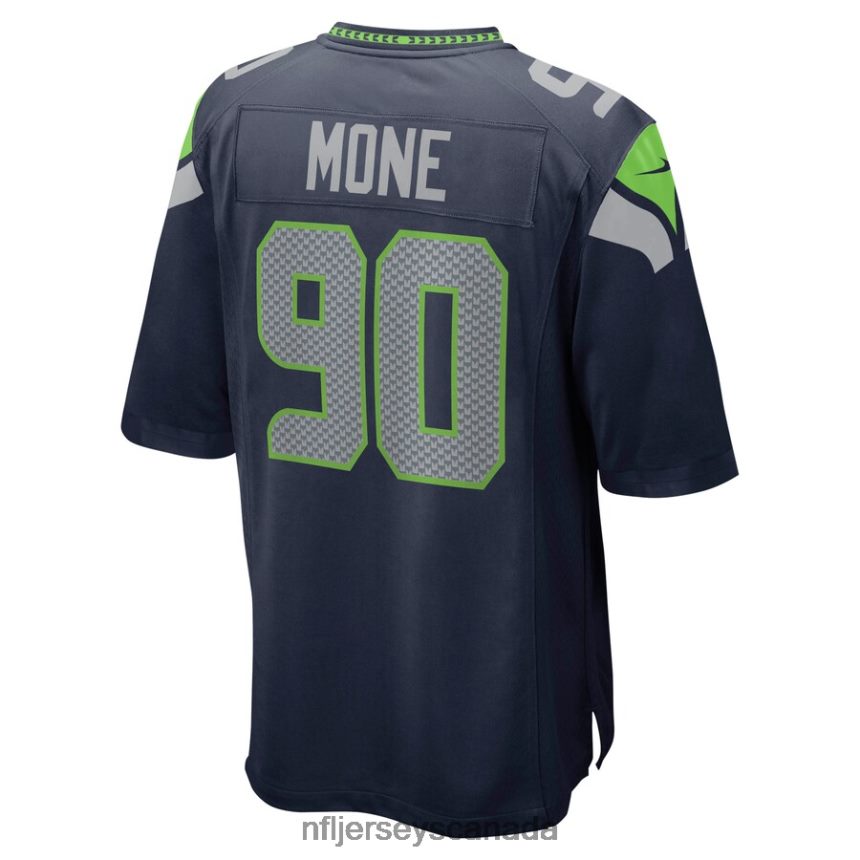 Men Seattle Seahawks Bryan Mone Nike College Navy Game Jersey Clothing NFL TBXFR64391