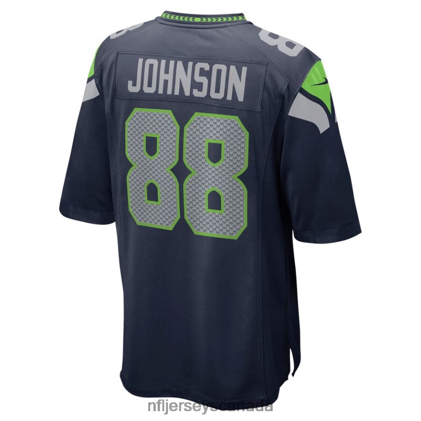 Men Seattle Seahawks Cade Johnson Nike College Navy Game Jersey Clothing NFL TBXFR65972
