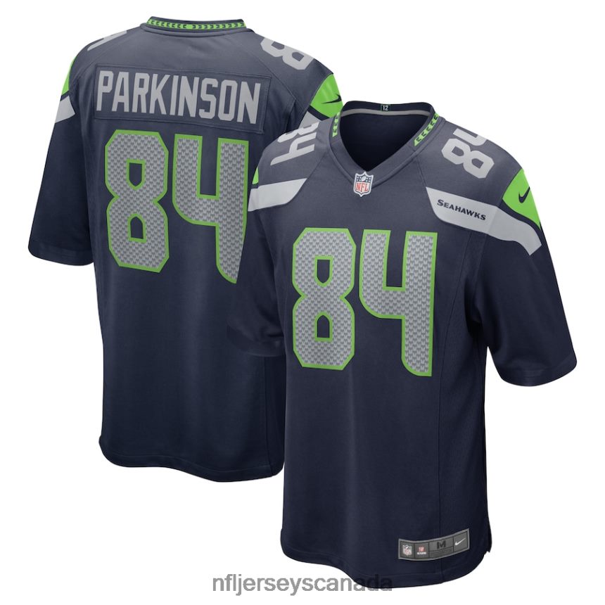 Men Seattle Seahawks Colby Parkinson Nike College Navy Game Jersey Clothing NFL TBXFR63216