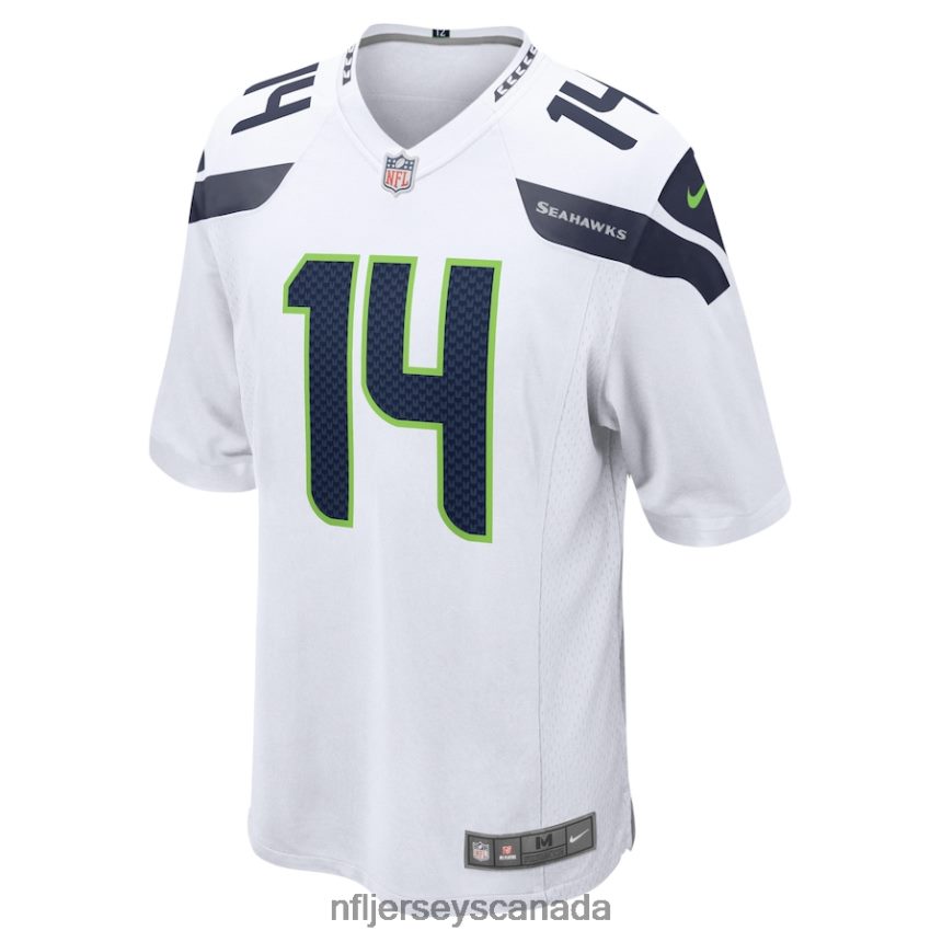 Men Seattle Seahawks DK Metcalf Nike White Game Jersey Clothing NFL TBXFR61307