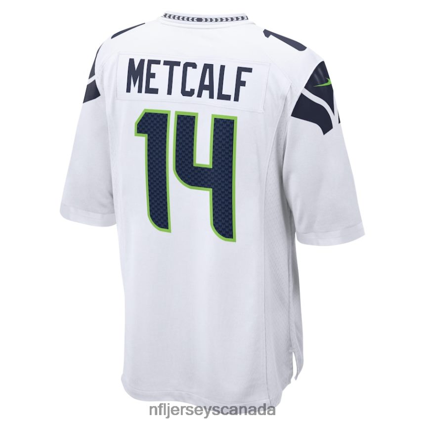 Men Seattle Seahawks DK Metcalf Nike White Game Jersey Clothing NFL TBXFR61307