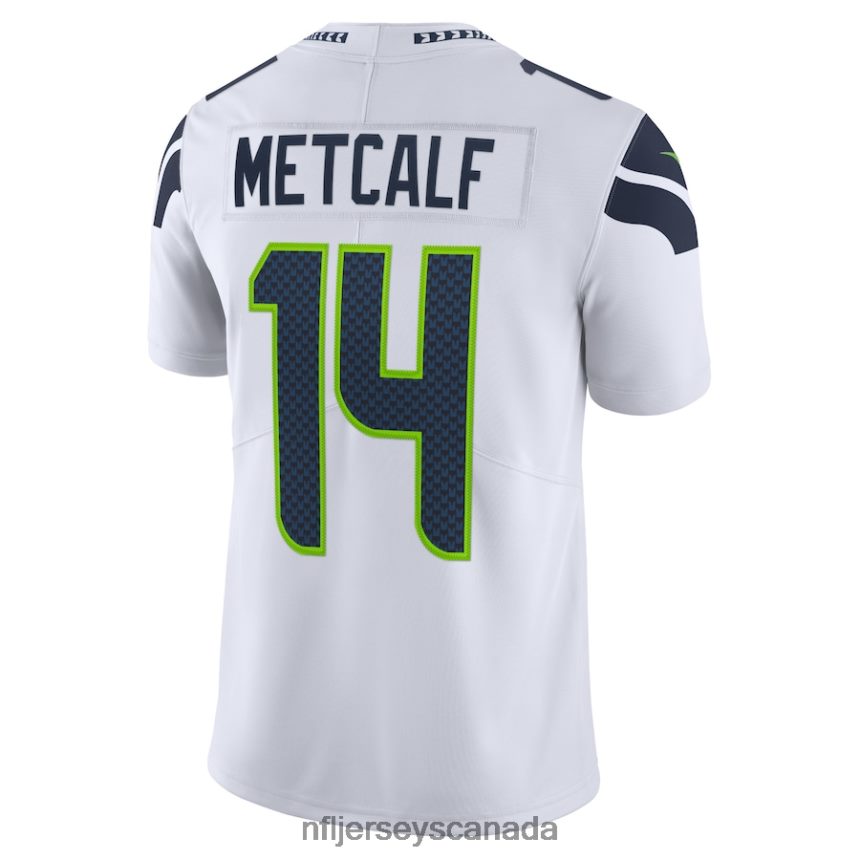 Men Seattle Seahawks DK Metcalf Nike White Vapor Limited Jersey Clothing NFL TBXFR6892
