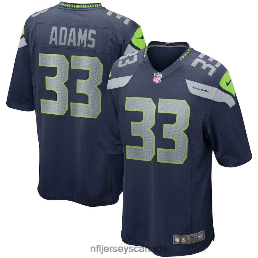 Men Seattle Seahawks Jamal Adams Nike College Navy Game Jersey Clothing NFL TBXFR63497