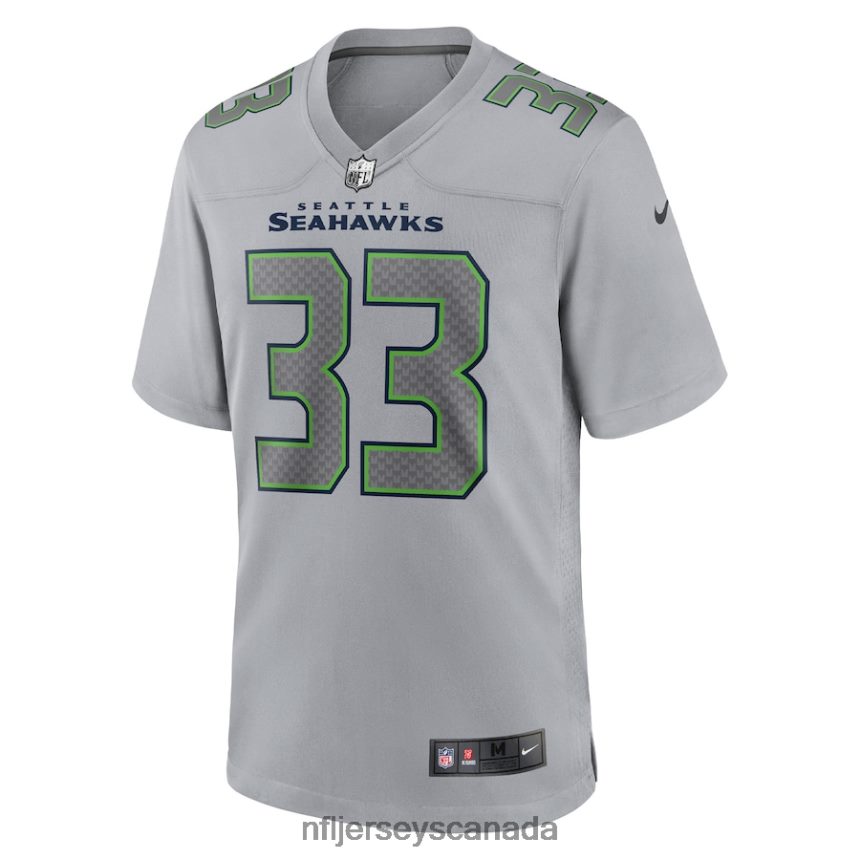 Men Seattle Seahawks Jamal Adams Nike Gray Atmosphere Fashion Game Jersey Clothing NFL TBXFR61599