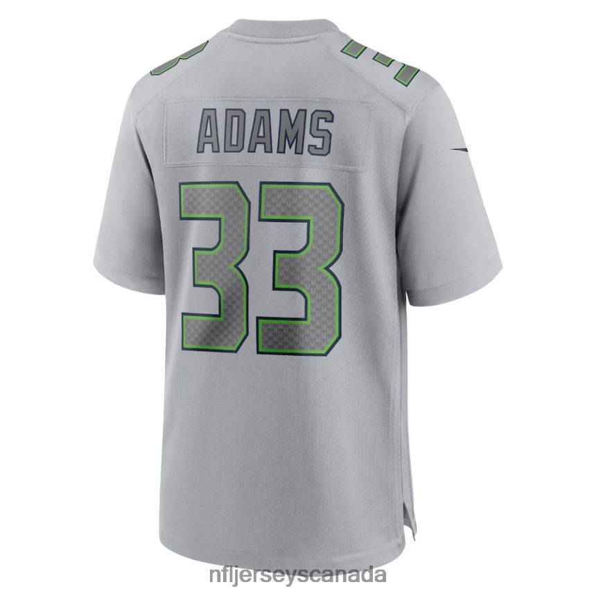 Men Seattle Seahawks Jamal Adams Nike Gray Atmosphere Fashion Game Jersey Clothing NFL TBXFR61599