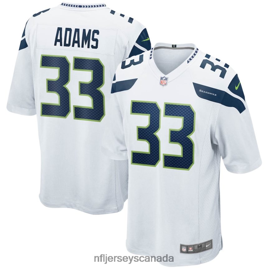 Men Seattle Seahawks Jamal Adams Nike White Game Jersey Clothing NFL TBXFR62895