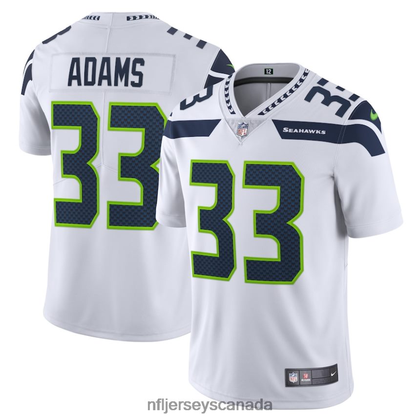 Men Seattle Seahawks Jamal Adams Nike White Vapor Limited Jersey Clothing NFL TBXFR63482