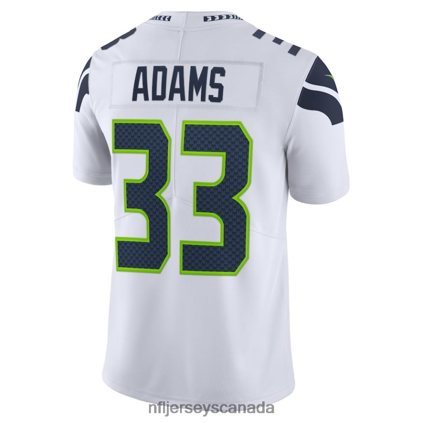 Men Seattle Seahawks Jamal Adams Nike White Vapor Limited Jersey Clothing NFL TBXFR63482