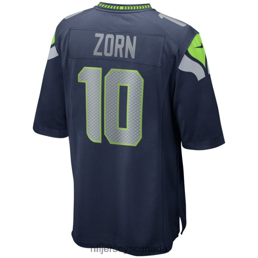 Men Seattle Seahawks Jim Zorn Nike College Navy Game Retired Player Jersey Clothing NFL TBXFR62779