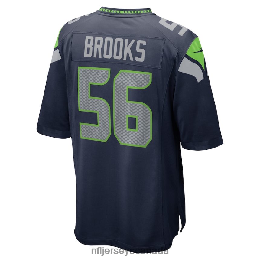 Men Seattle Seahawks Jordyn Brooks Nike College Navy Player Game Jersey Clothing NFL TBXFR62201