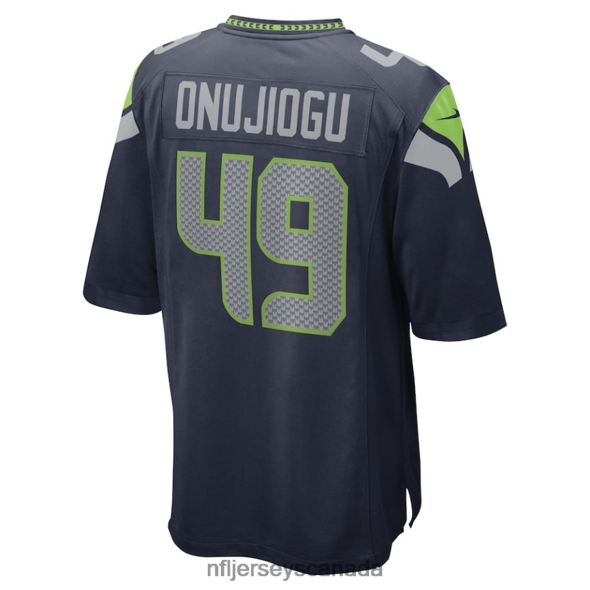 Men Seattle Seahawks Joshua Onujiogu Nike College Navy Game Player Jersey Clothing NFL TBXFR64820
