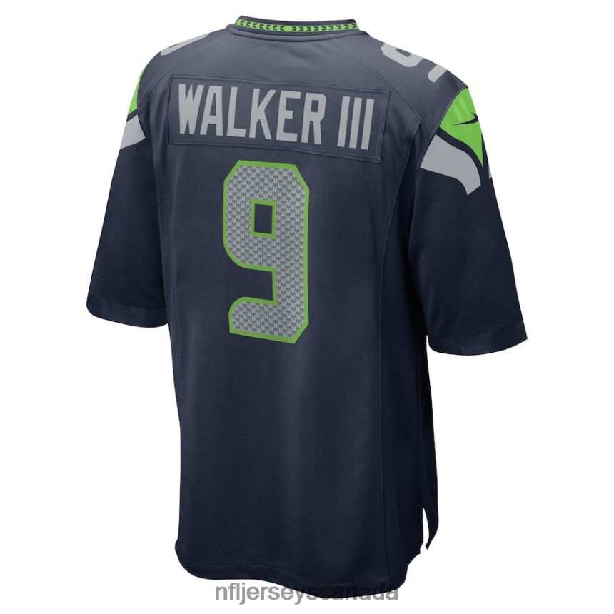 Men Seattle Seahawks Kenneth Walker III Nike Navy Player Game Jersey Clothing NFL TBXFR6219