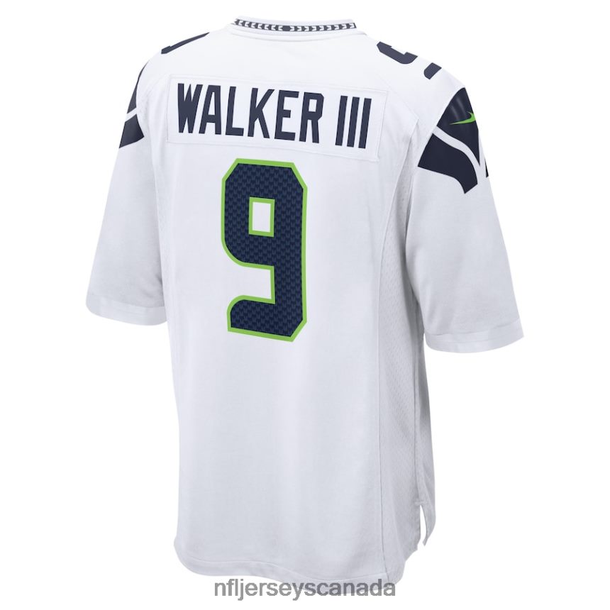 Men Seattle Seahawks Kenneth Walker III Nike White Away Game Player Jersey Clothing NFL TBXFR62227