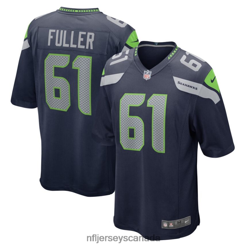 Men Seattle Seahawks Kyle Fuller Nike College Navy Game Jersey Clothing NFL TBXFR65634