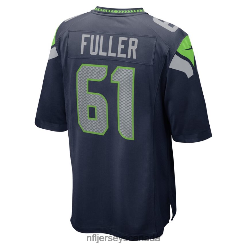 Men Seattle Seahawks Kyle Fuller Nike College Navy Game Jersey Clothing NFL TBXFR65634